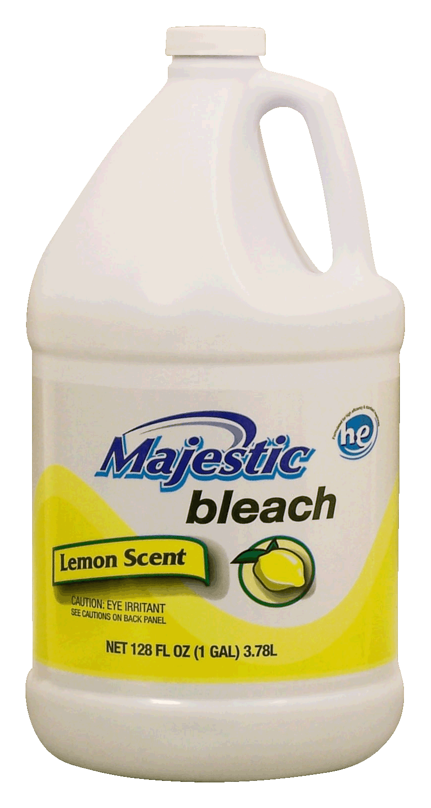 Majestic  bleach, lemon scent, formulated for high efficiency & standard machines Full-Size Picture